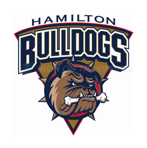 Hamilton Bulldogs Iron-on Stickers (Heat Transfers)NO.9024
